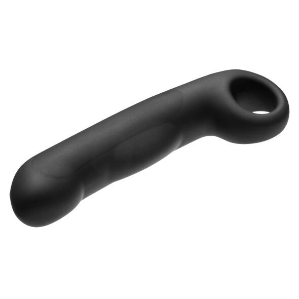 ELECTRASTIM - DILDO SILICONE PRETO OVID