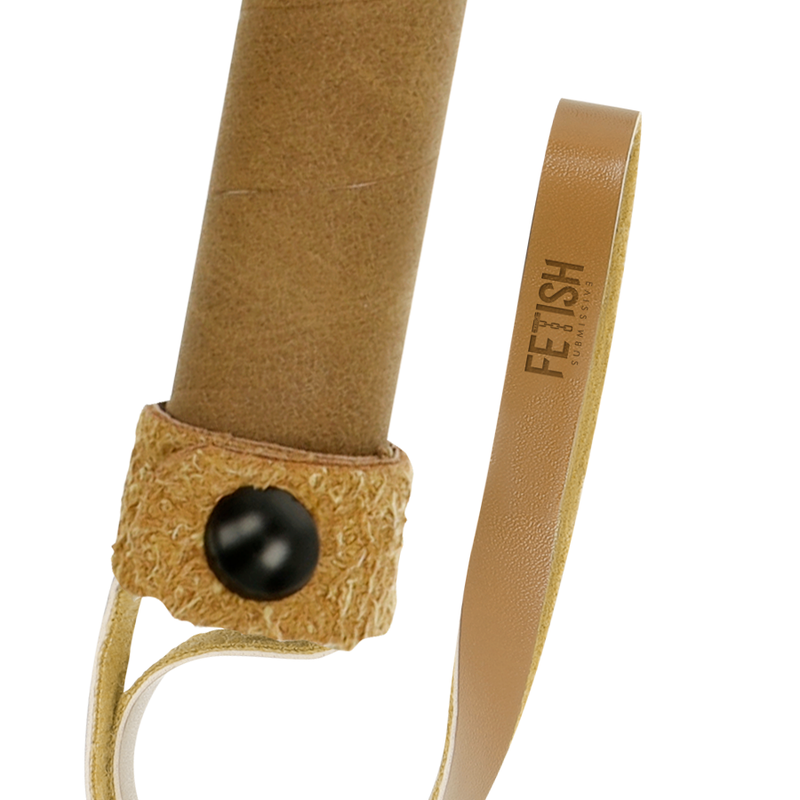 FETICHE SUBMISSIVO ORIGEN - CHICOTE DE COURO VEGANO