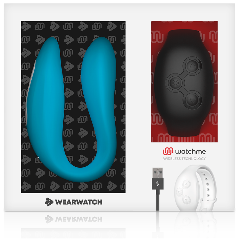 WEARWATCH - WATCHME VIBRADOR COM TECNOLOGIA DUPLA INDIGO / JET