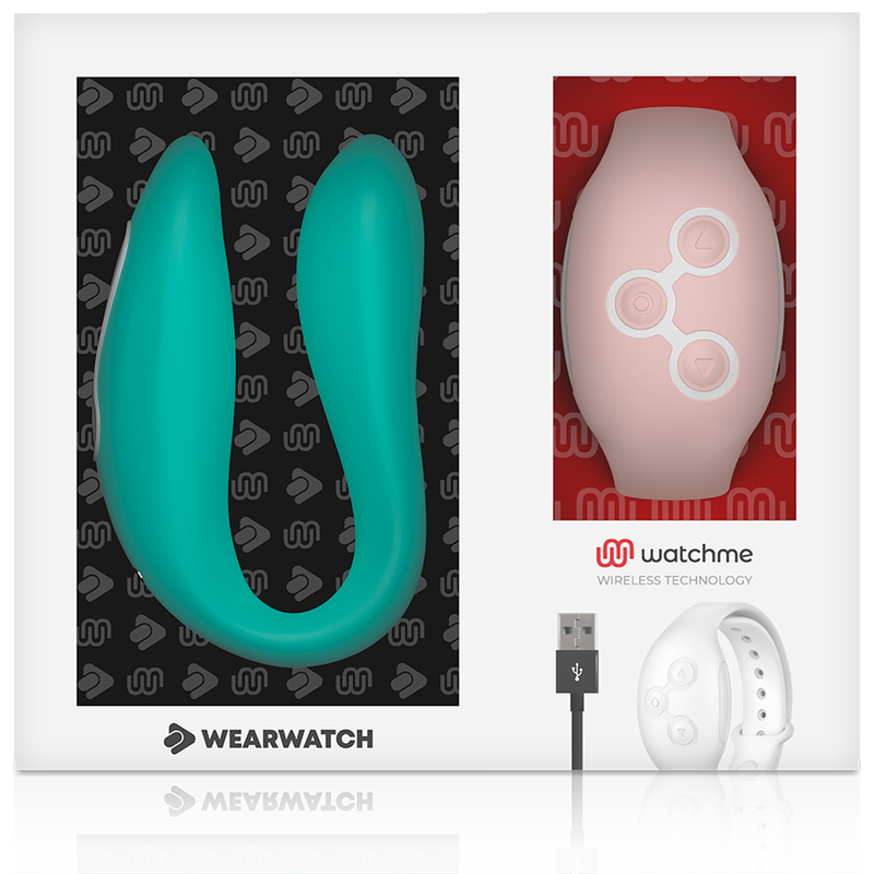 WEARWATCH - WATCHME VIBRADOR COM TECNOLOGIA DUPLA ÁGUA DO MAR / ROSA