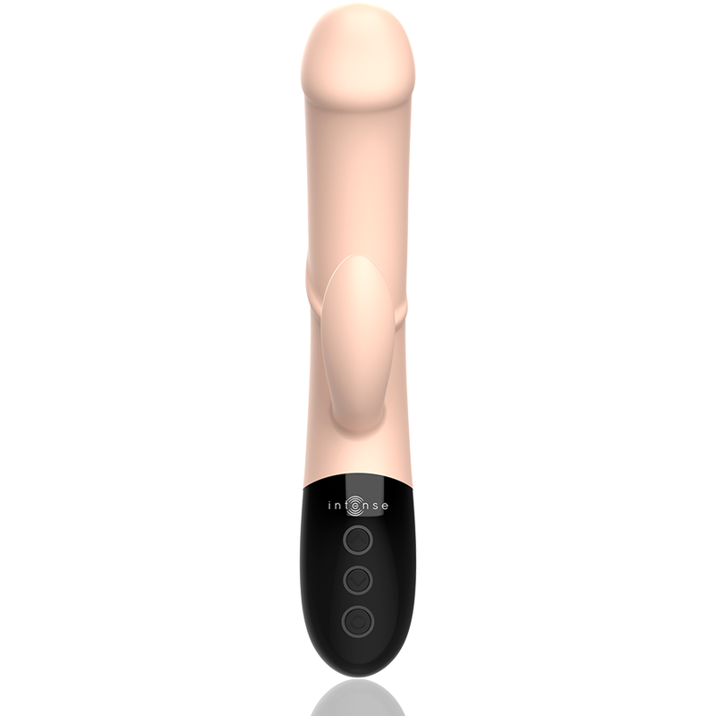 INTENSE - MAGNUS DUAL VIBRADOR RECARREGÁVEL NATURAL
