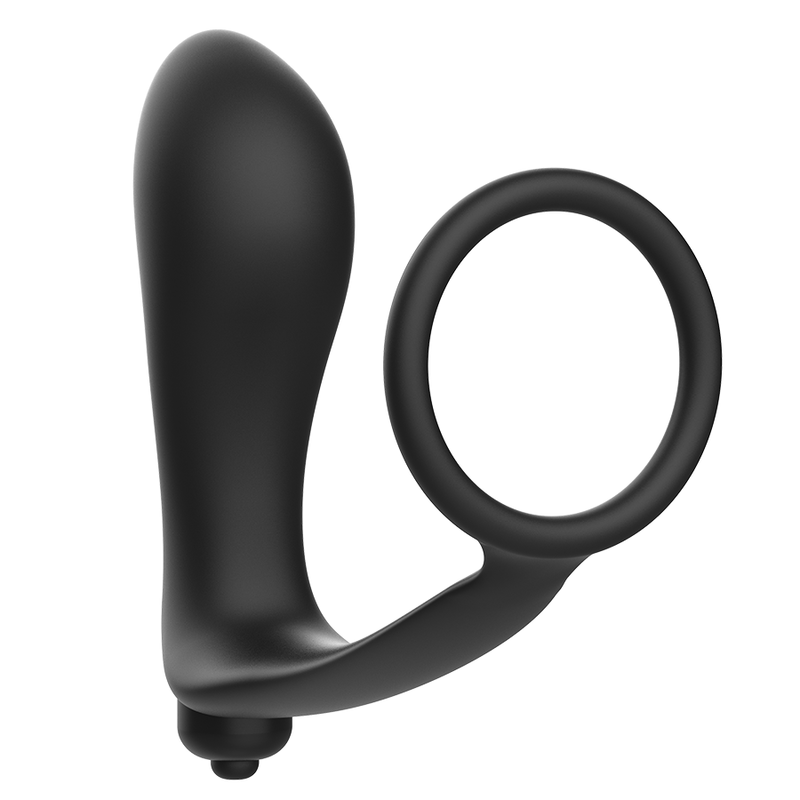 ADDICTED TOYS - PLUG ANAL VIBRATORIO CON ANILLO PARA EL PENE